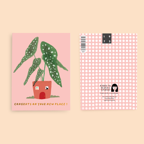 Casita Begonia - Greeting Card