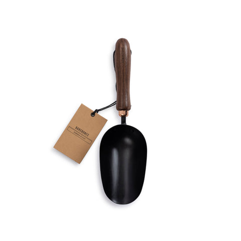 Metal Garden Scoop with Wooden Handle