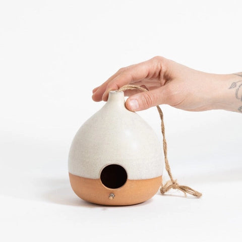 Minimalist Modern Ceramic Bird House