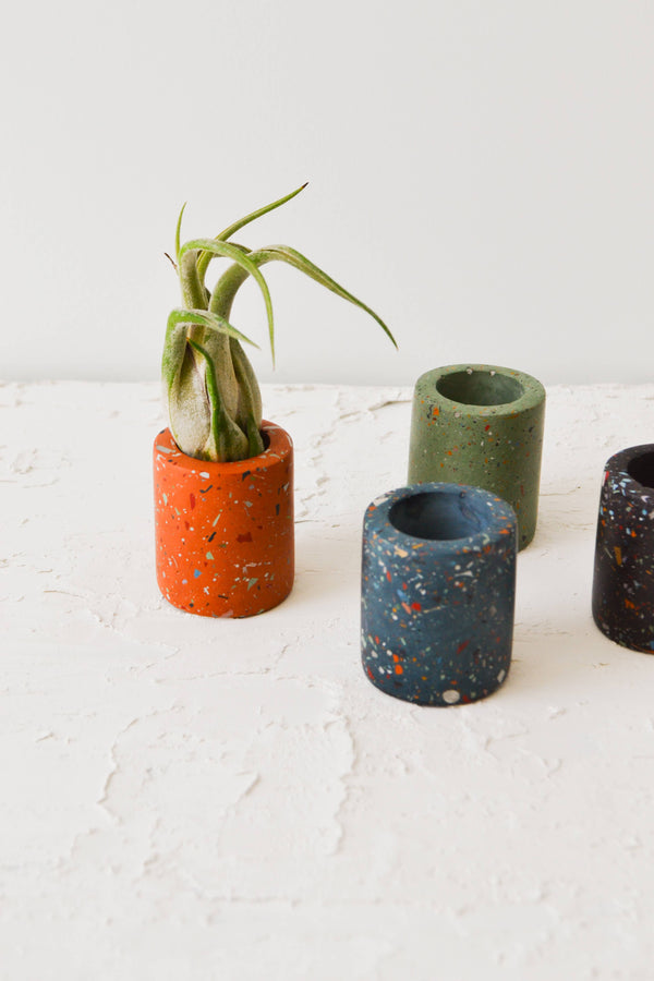 Zero Waste Terrazzo Round Airplant Holder