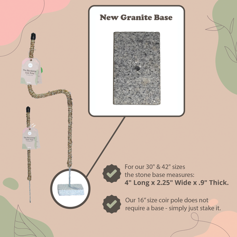 Original Bendable Coir Pole™ - Climbing Plants