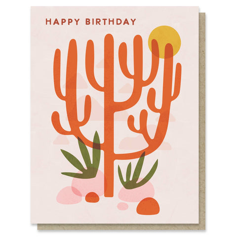 Cactus Grande Birthday Card