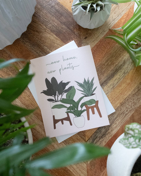 New Home Plants Card