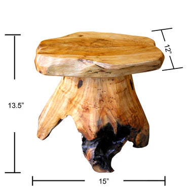 Cedar Roots Mushroom Stool