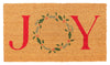 Joy Wreath Natural Coir Door Mat