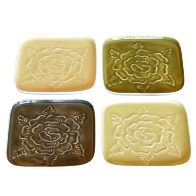 Tilda Rose Coasters -  Set of 4