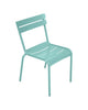 Fermob Luxembourg Side Chair in blue lagoon