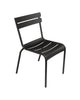 Fermob Luxembourg Side Chair in liquorice