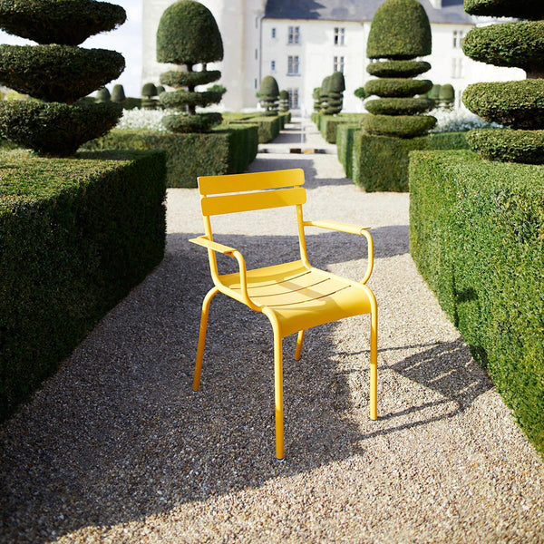 Fermob Luxembourg armchair in honey.