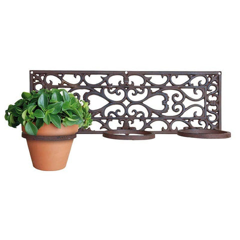 Cast Iron Triple Flower Pot Holder