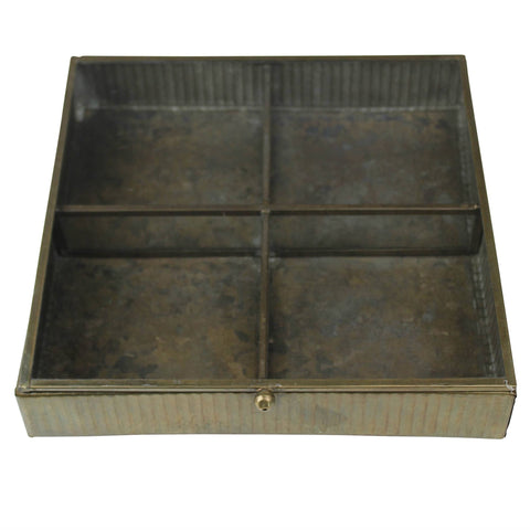 Brass Hawn Square Box