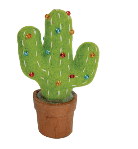 Saguaro Felt Christmas Ornament