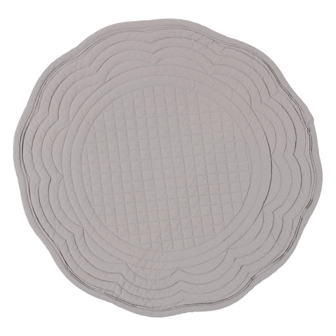 Round Cotton Boutis Quilted Placemat