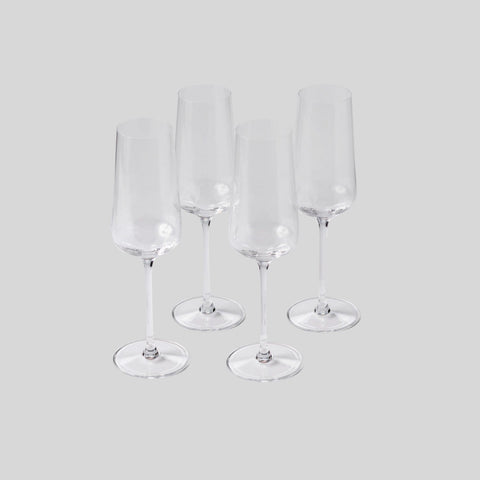 The Flute Glasses - Set of 4