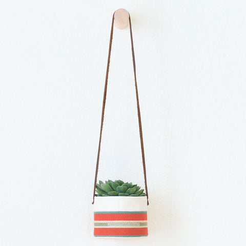 Good Co. Canvas Small Hanging Planter