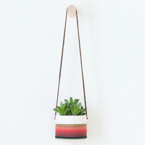 Good Co. Canvas Small Hanging Planter